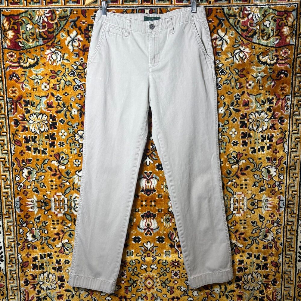 Bundle: 2 Lauren Ralph Lauren Newbury Chinos 100% Cotton Khaki sz 6 Uniform - Picture 2 of 13